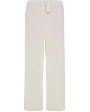 Herno Drawstring-Waist Trousers - White