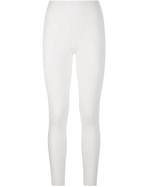 Perfect Moment Ribbed-Knit Leggings - White