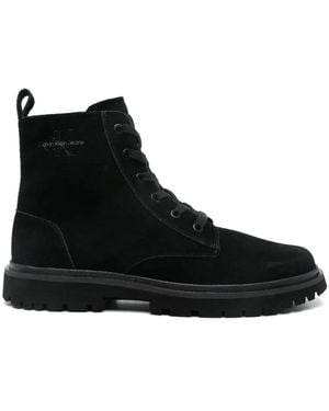 Calvin Klein Suede Boots - Black