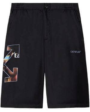 Off-White c/o Virgil Abloh Barber Arrow Shorts - Black
