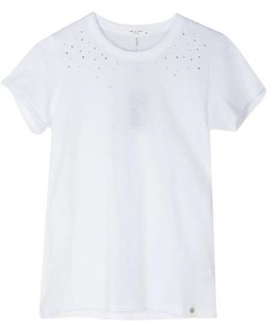 Rag & Bone Stud-Embellishment T-Shirt - White