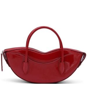 Fiorucci Sac Porté Épaule Zippé En Cuir À Anses - Red