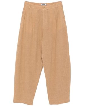 DARKPARK Phebe Pleated Wool Pants - White