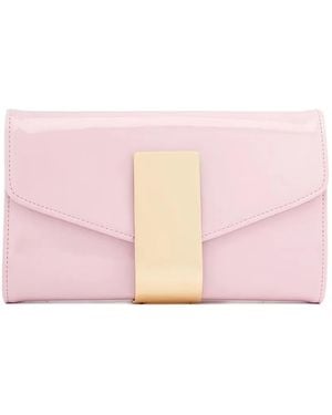 Twentyfourhaitch Flap-Design Shoulder Bag - Pink