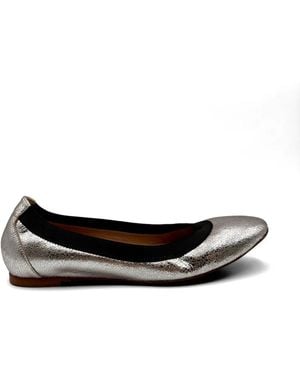 Guglielmo Rotta Crinkled Ballet Flats - White