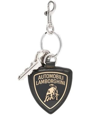 Balenciaga X Automobili Lamborghini Shield Keyring - Black