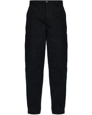 Paul Smith Belt-Loop Barrel-Leg Chino Trousers - Zwart