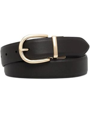 Marc O' Polo Model Anna Reversible Bovine Leather Belt - Black