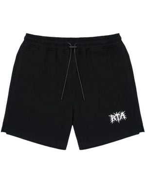 RTA Shorts Clyde Con Stampa - Nero