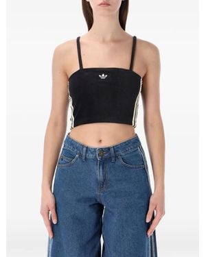 adidas Side-Stripe Tank Top - Blue