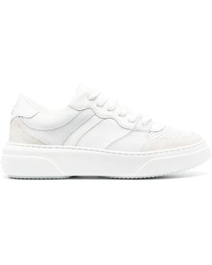 DSquared² Low-Top Lace-Up Sneakers - White