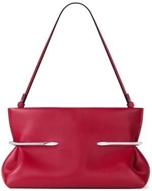 Givenchy Pinch Soft Calf Leather Clutch Bag - Red