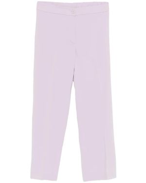 Marina Rinaldi Button Pants - Purple