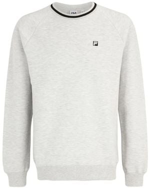 Fila Logo-Patch Raglan-Sleeve Jumper - White