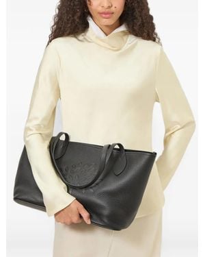 Mulberry Tree Debossed Tote Bag - Natural