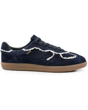 Alohas Tb490 Crochet-Trim Trainers - Blue