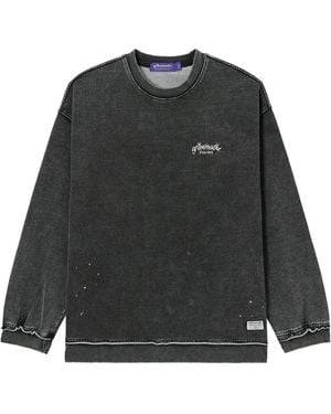 AFTERMATHS Distressed-Effect Sweatshirt - Grey