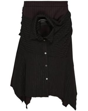 ANDERSSON BELL Minigonna Asimmetrica Sue - Nero