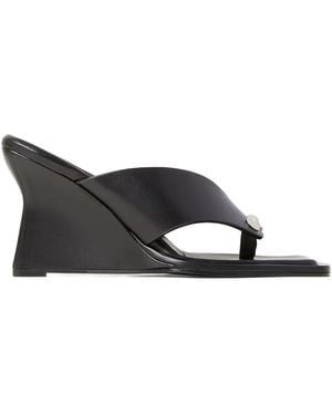 Paris Georgia Basics Dune Mules - Black