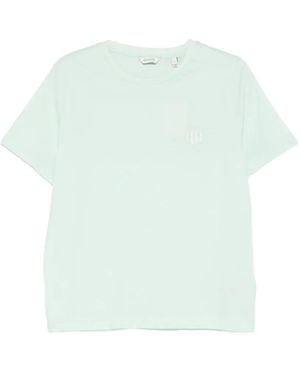 GANT Logo-Detail T-Shirt - Blue