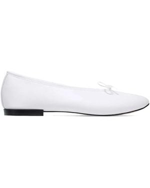 Repetto X Marine Serre Lilouh Crescent-Moon Ballet Flats - White