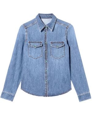 Fortela Flap-Pocket Texan Shirt - Blue