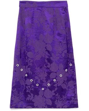 BATSHEVA Falda Court - Morado