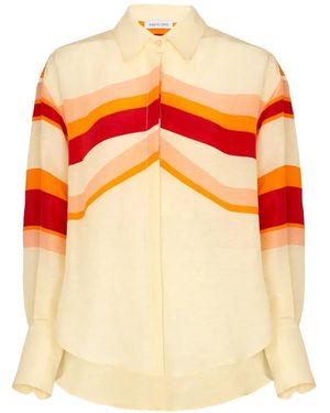 Raquel Diniz Bahia Striped Shirt - Orange