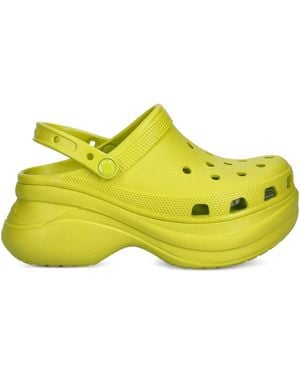 Crocs™ Platform Perforated Slides - Yellow