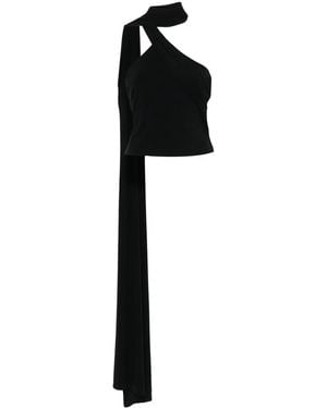 Magda Butrym Halterneck Sleeveless Top - Black