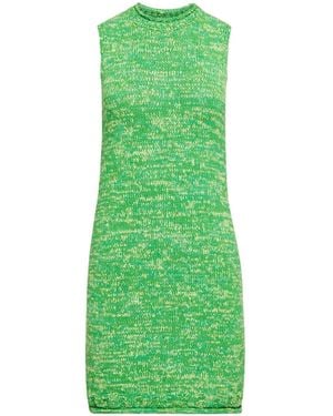 JW Anderson Space-Dye Mini Dress - Green