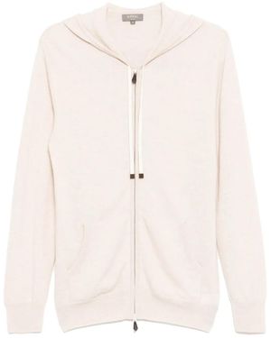 N.Peal Cashmere Ladbroke Cardigan - Natural