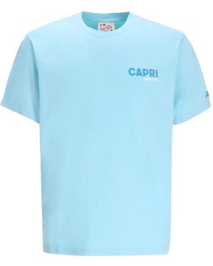 Mc2 Saint Barth グラフィック Tシャツ - ブルー