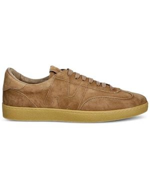 MSGM Suede Trainers - Brown