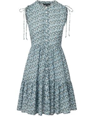 Veronica Beard フローラル シャツドレス - ブルー