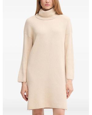 Barbour Robe Courte Côtelée À Col Roulé - Neutre