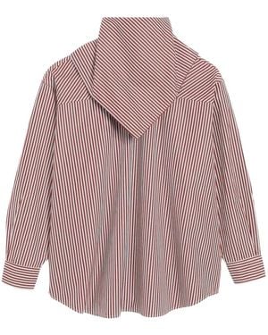 Ami Paris Chemise À Rayures - Rouge