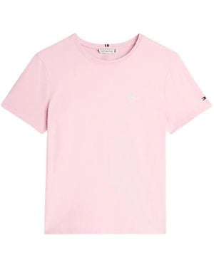 Tommy Hilfiger Script Regular T-Shirt - Pink
