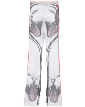 OTTOLINGER Mesh Printed Pants - White