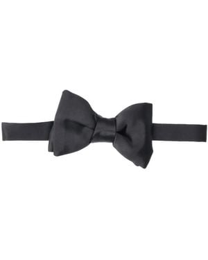 Tom Ford Silk Bow Tie - White