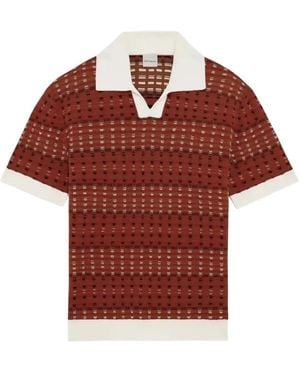 Drole de Monsieur Patterned T-Shirt - Red