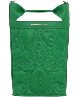McQueen Bandolera The Bow mini - Verde