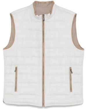 Corneliani Outdoor Waistcoat - White