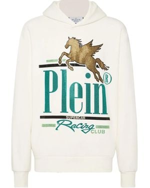 Philipp Plein Racing Club Hoodie - Blue