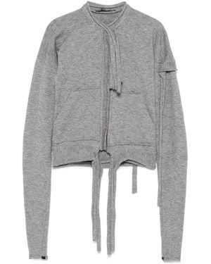 OTTOLINGER Strappy Cardigan - Grey