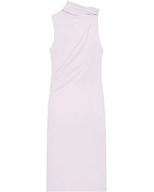 Courreges Asymmetrical Ecru Dress - White