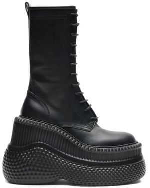 Casadei Mammouth Schnürstiefel - Schwarz