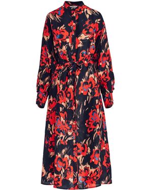 Essentiel Antwerp Galadriel Maxikleid Aus Seide - Rot