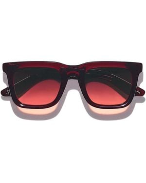 Moscot Rizik Sunglasses - Red