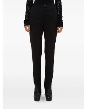 Olivier Theyskens Pantalones de vestir de talle alto - Negro
